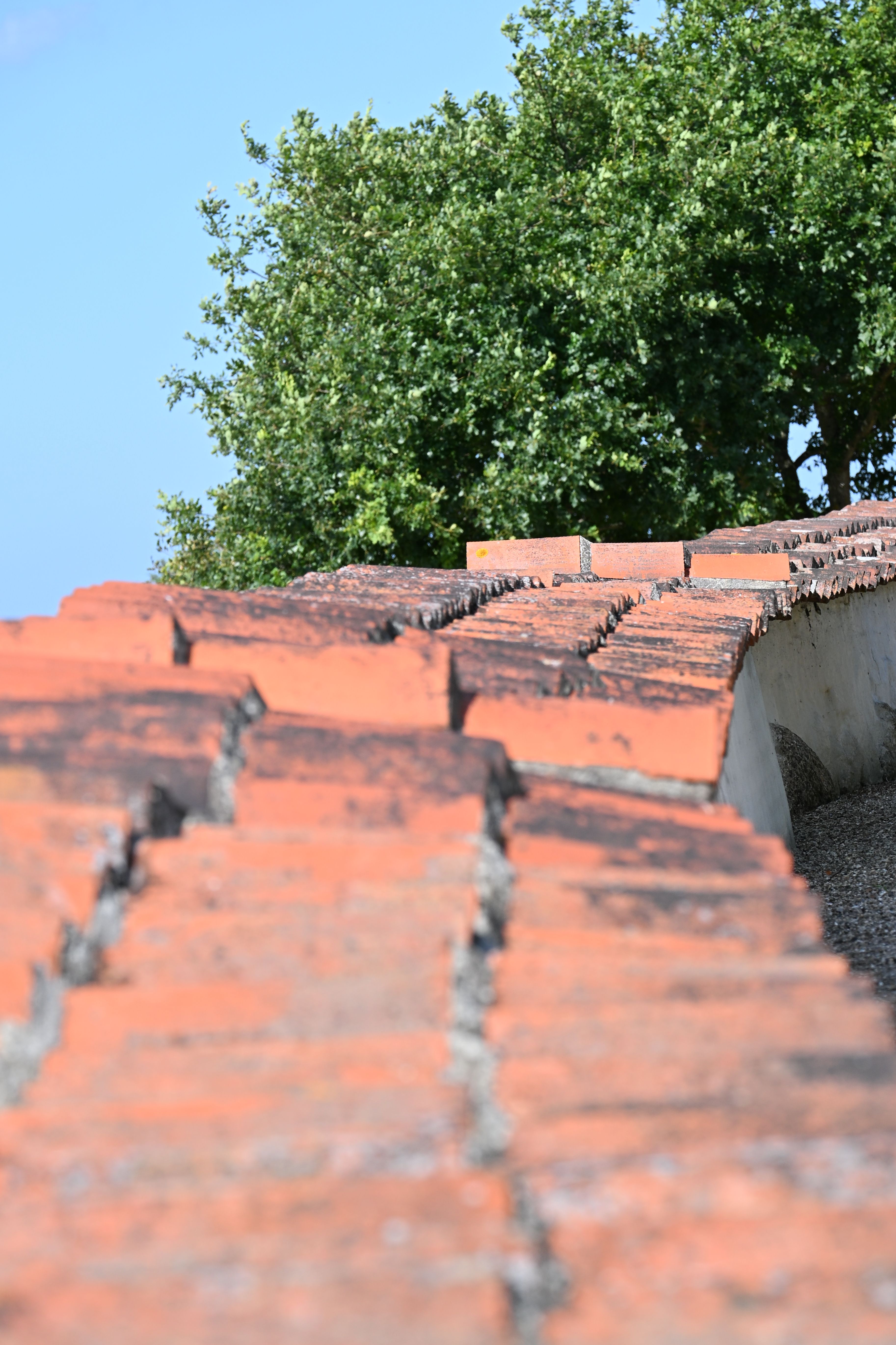 Kirkegårdsmuren om Annisse kirke