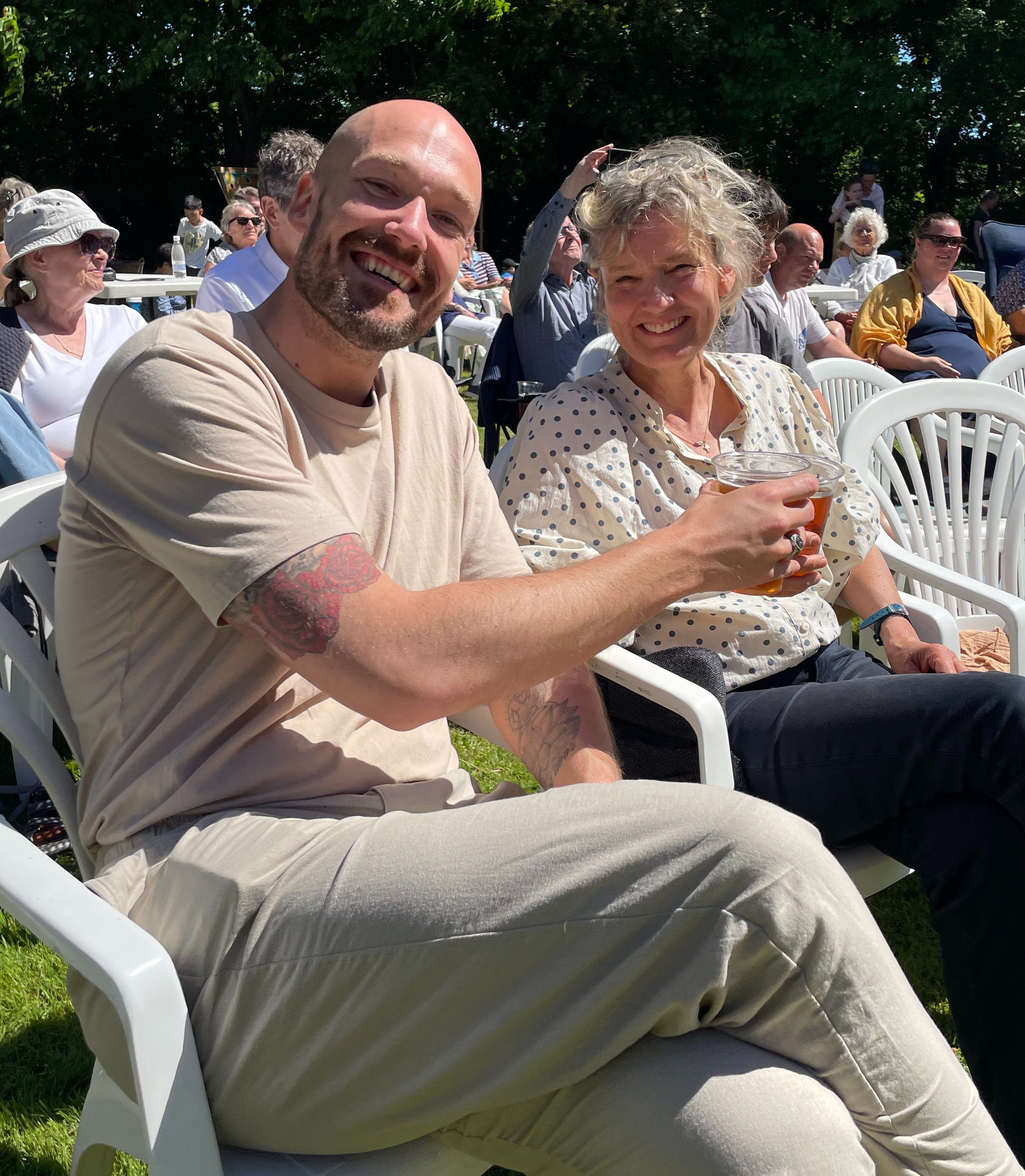 Helle Møller Jensen og Hans August Engelhardt